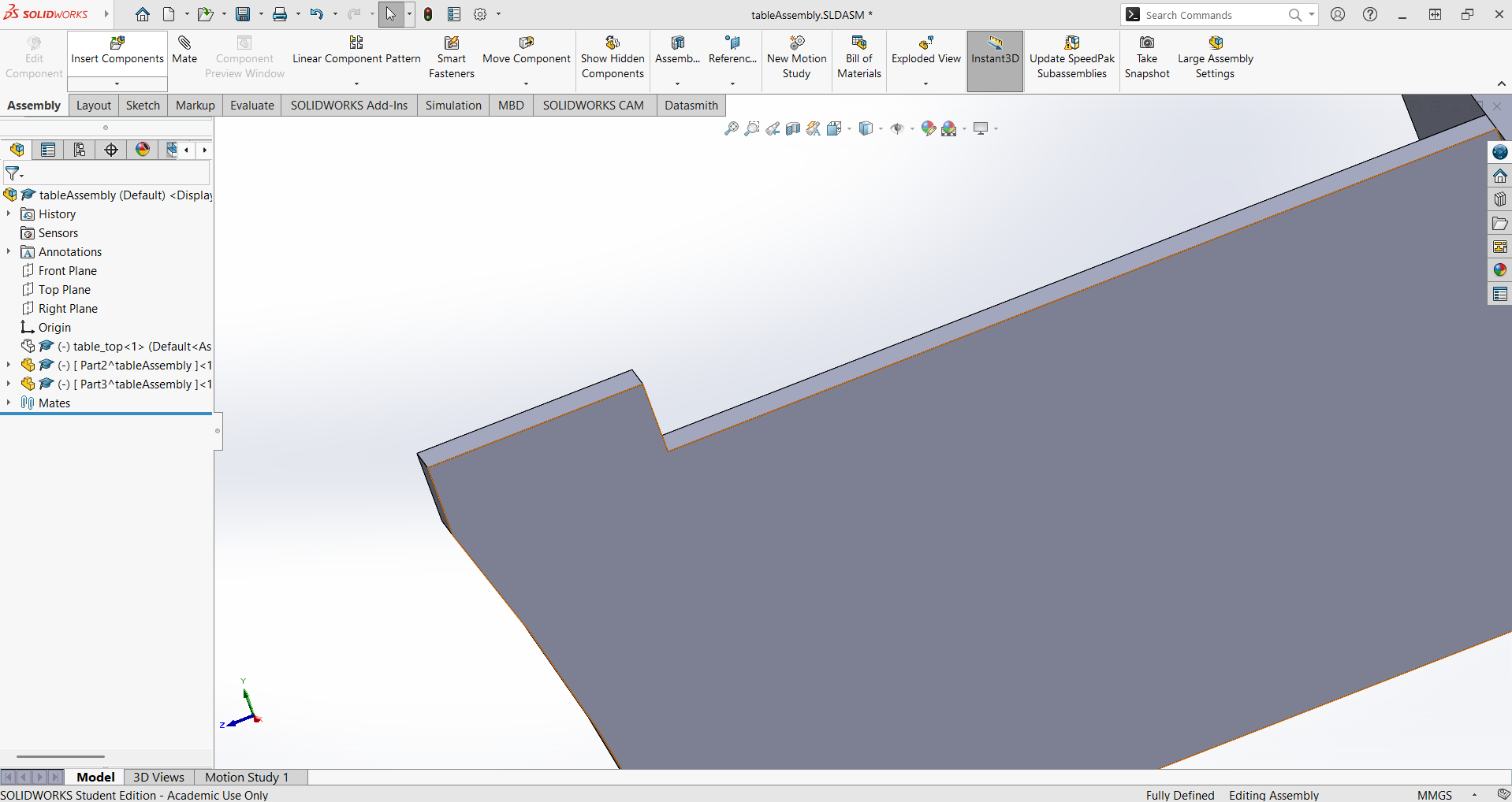 SolidWorks features for joinery - Foot 1